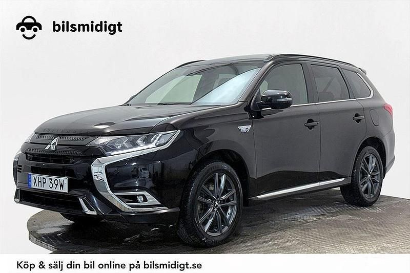 Svart Begagnad 2019 Mitsubishi Outlander P-HEV Edition SUV | 239 800 kr (Marknadspris) - Bild 1/3