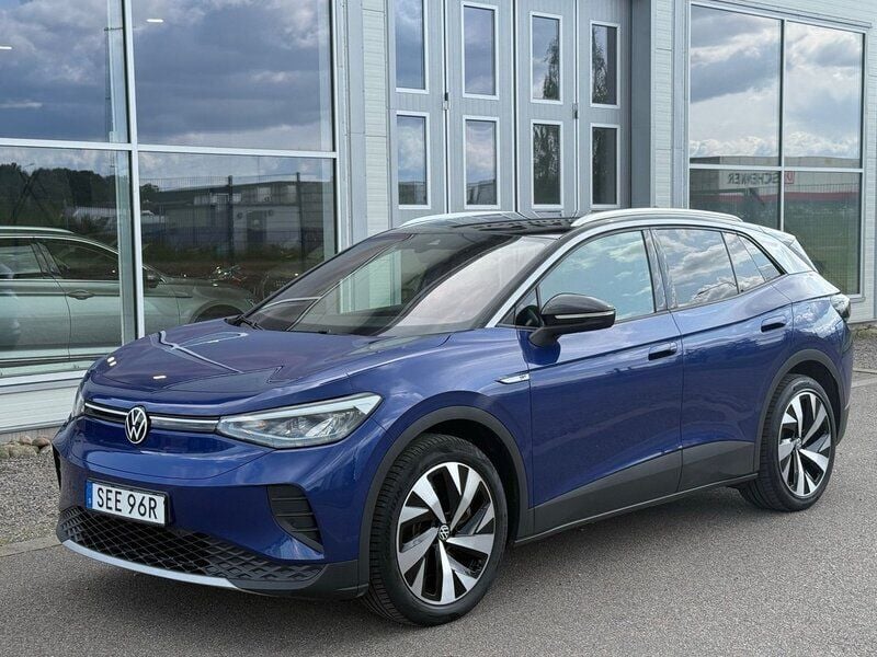 Blå Begagnad 2021 VW ID.4 Pro Performance SUV | 278 900 kr (Bra pris) - Bild 1/4
