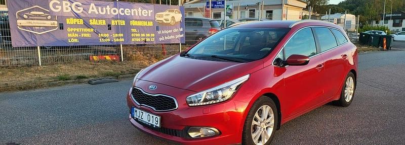 Röd Begagnad 2014 Kia Ceed Sportswagon Comfort Kombi | 47 900 kr (Bra pris) - Bild 1/4
