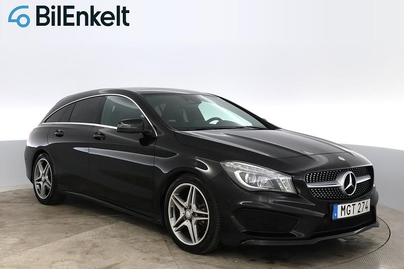 Begagnad Mercedes CLA220 Shooting Brake AMG 180 HK (132 kW) 2015 Svart Kombi