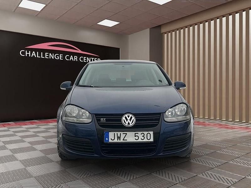 Begagnad VW Golf VI GT 140 HK (102 kW) 2008 Blå Halvkombi