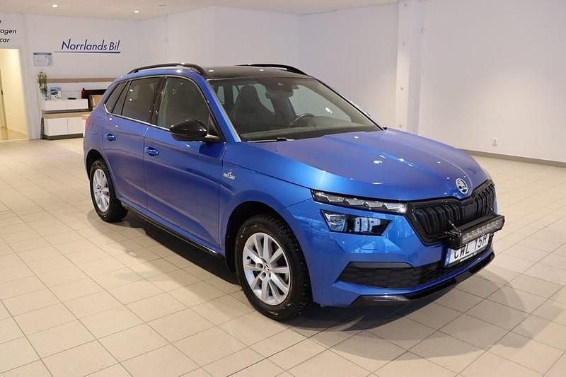Begagnad Skoda Kamiq Monte Carlo 110 HK (80 kW) 2022 Blå SUV