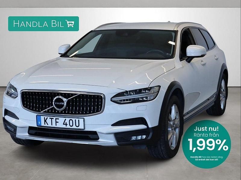 Vit Begagnad 2019 Volvo V90 CC Kombi | 279 900 kr (Marknadspris) - Bild 1/4