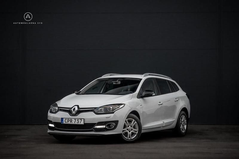 Vit Begagnad 2015 Renault Mégane III LIMITED | 84 900 kr (Marknadspris) - Bild 1/4