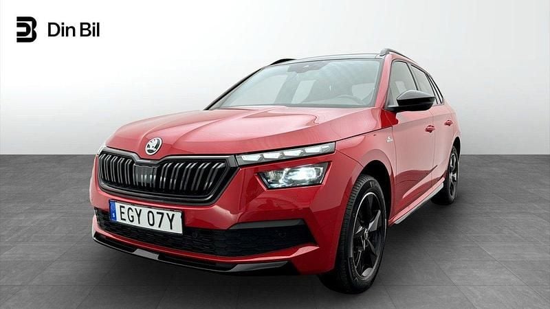 Röd Begagnad 2023 Skoda Kamiq Monte Carlo SUV | 271 900 kr (Marknadspris) - Bild 1/4