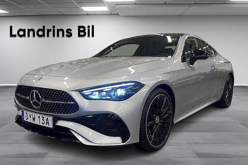 Silver Begagnad 2024 Mercedes CLE300 AMG Sportkupé | 599 000 kr (Lite dyr) - Bild 1/4