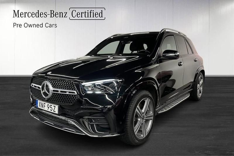 Svart Begagnad 2025 Mercedes GLE350 AMG SUV | 939 900 kr - Bild 1/4