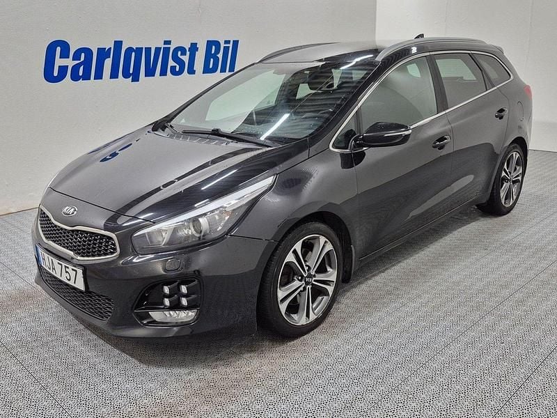 Svart (svart metallic) Begagnad 2017 Kia Ceed GT-Line Kombi | 99 000 kr (Bra pris) - Bild 1/4