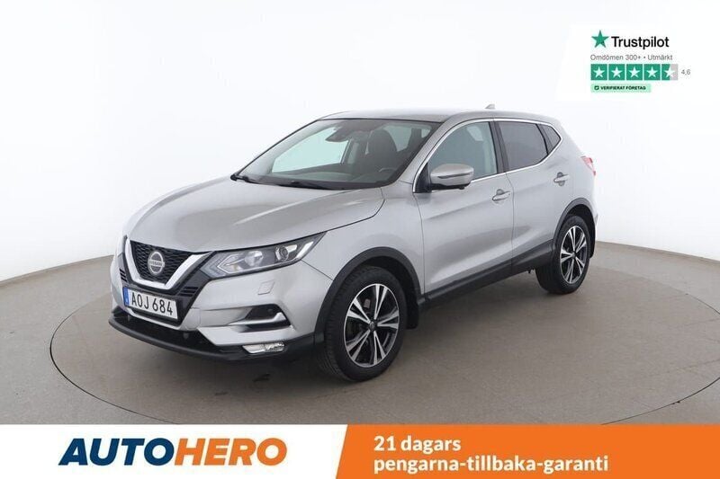 Silver Begagnad 2018 Nissan Qashqai 360º SUV | 183 000 kr (Marknadspris) - Bild 1/4