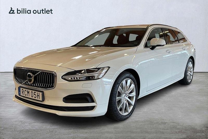 Vit Begagnad 2022 Volvo V90 Momentum Kombi | 319 800 kr (Marknadspris) - Bild 1/3
