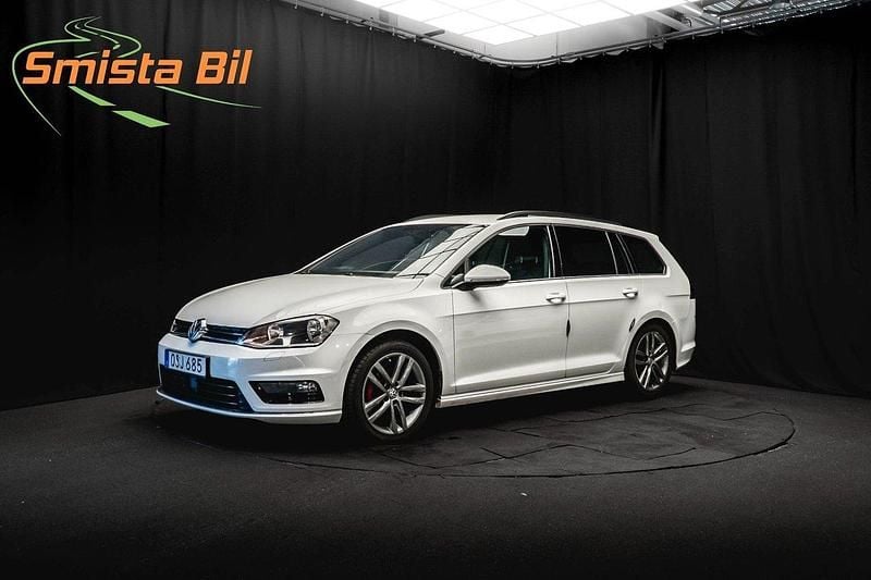 Vit Begagnad 2014 VW Golf VII R-line Kombi | 129 900 kr (Lite dyr) - Bild 1/3