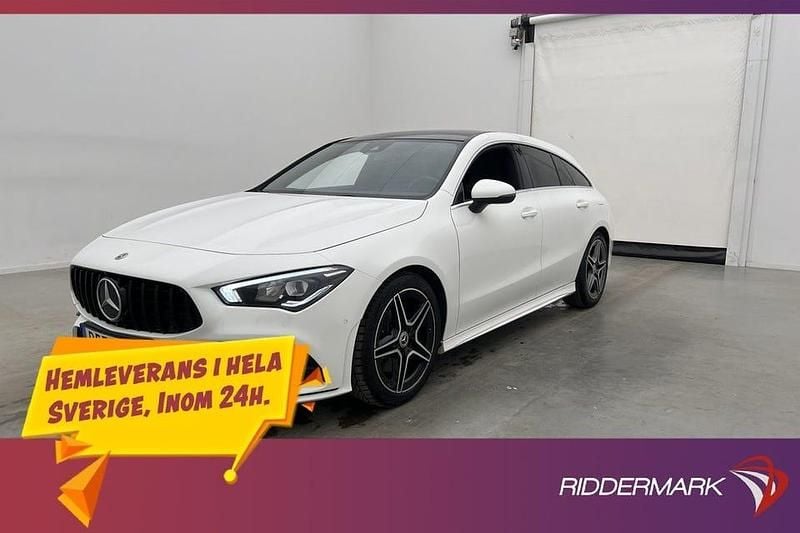 Vit Begagnad 2019 Mercedes CLA200 AMG Kombi | 254 800 kr (Marknadspris) - Bild 1/3