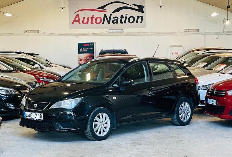 Svart Begagnad 2013 Seat Ibiza ST Style Kombi | 49 900 kr (Dyr) - Bild 1/4