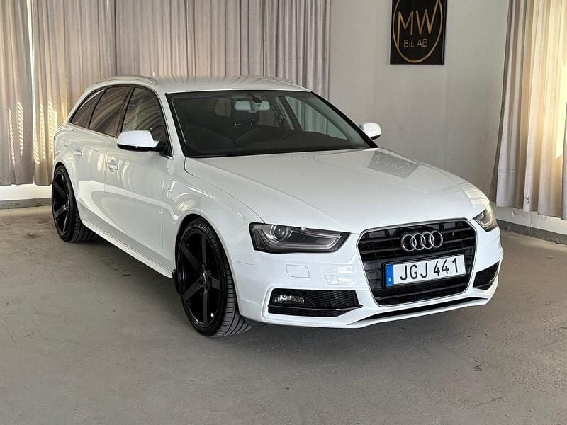 Vit Begagnad 2015 Audi A4 S-Line Kombi | 109 900 kr (Bra pris) - Bild 1/4