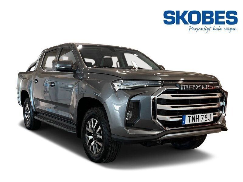 Grå Begagnad 2022 Maxus e-T90 Pickup | 466 875 kr (Marknadspris) - Bild 1/4
