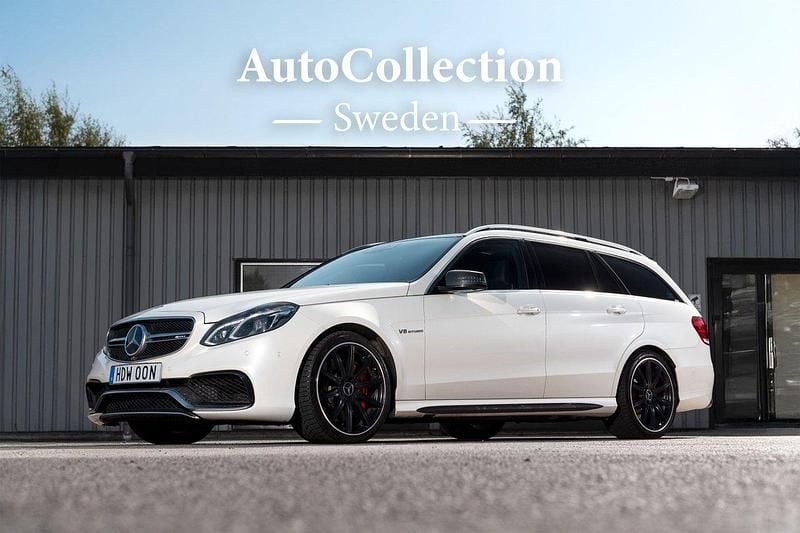 Vit Begagnad 2014 Mercedes E63 AMG AMG Kombi | 539 000 kr - Bild 1/4