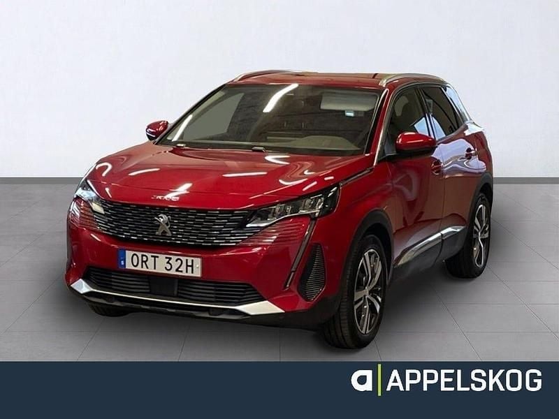 Röd Begagnad 2021 Peugeot 3008 Allure SUV | 234 900 kr (Marknadspris) - Bild 1/4