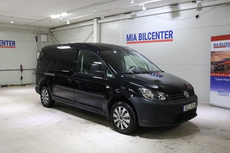 Svart Begagnad 2015 VW Caddy Maxi Minibuss | 129 000 kr (Superpris) - Bild 1/3