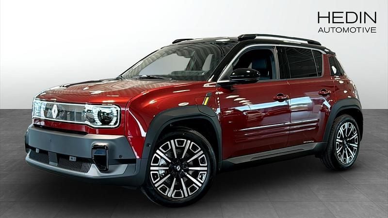 Röd (red) Ny 2025 Renault 4 E-Tech Iconic SUV | 471 900 kr - Bild 1/4