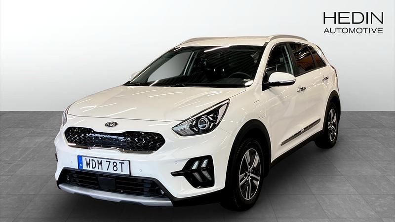 Vit Begagnad 2021 Kia Niro SUV | 239 900 kr (Bra pris) - Bild 1/4