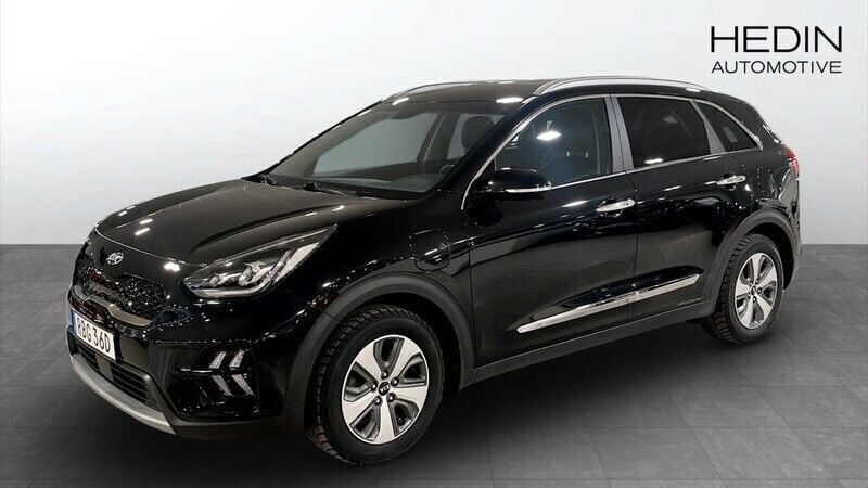 Svart (black) Begagnad 2021 Kia Niro 2 SUV | 254 900 kr (Marknadspris) - Bild 1/4