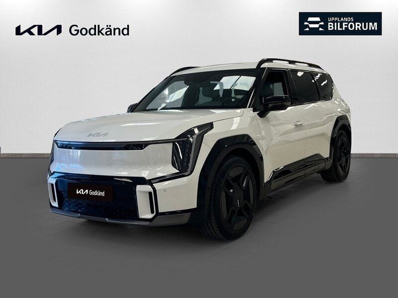 Vit Begagnad 2023 Kia EV9 GT-Line SUV | 769 000 kr (Marknadspris) - Bild 1/4