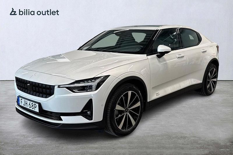 Vit Begagnad 2021 Polestar 2 Long Range Single Motor Sedan | 354 900 kr (Dyr) - Bild 1/3