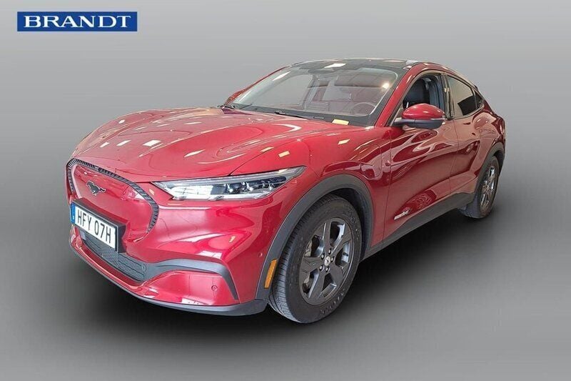 Röd Begagnad 2021 Ford Mustang Mach-E SUV | 359 000 kr (Bra pris) - Bild 1/4