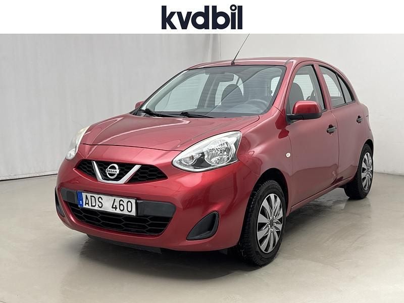 Röd Begagnad 2014 Nissan Micra | 39 000 kr (Marknadspris) - Bild 1/3