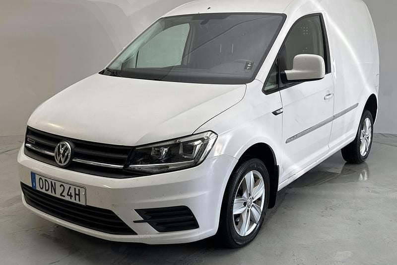 Vit Begagnad 2019 VW Caddy Minibuss | 129 000 kr (Bra pris) - Bild 1/4