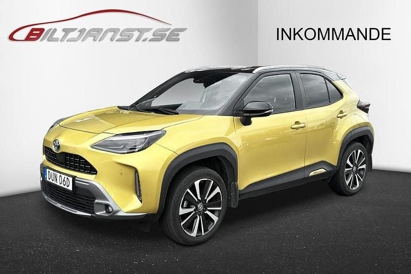 Gul Begagnad 2021 Toyota Yaris Cross Edition SUV | 299 900 kr (Marknadspris) - Bild 1/4