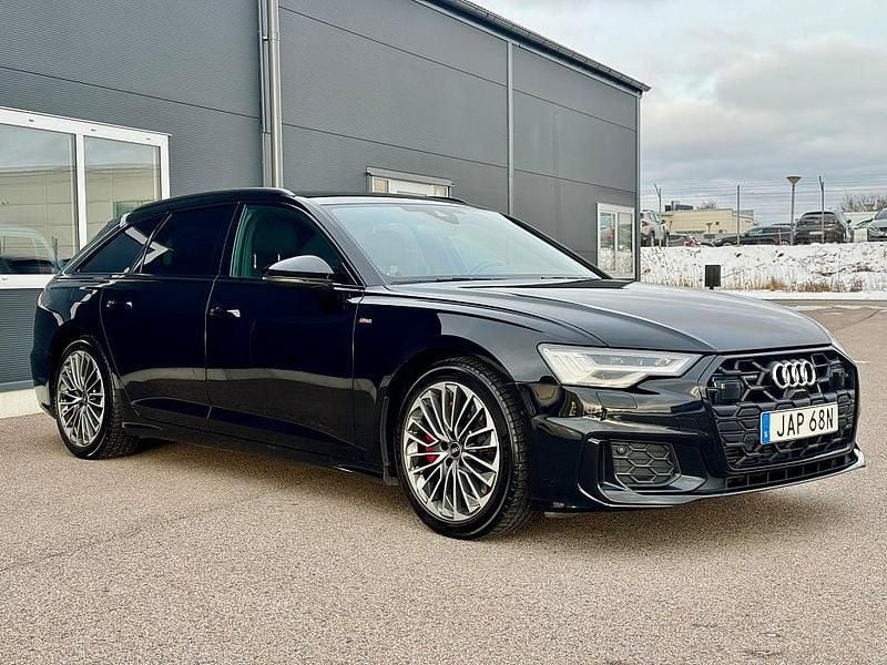 Begagnad Audi A6 S-Line 367 HK (269 kW) 2023 Svart Kombi