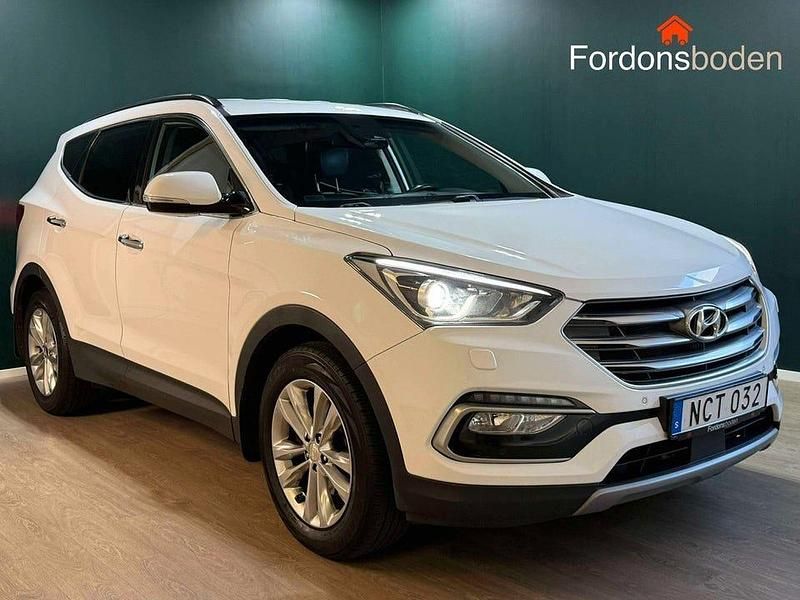 Vit Begagnad 2016 Hyundai Santa Fe Premium SUV | 169 800 kr (Dyr) - Bild 1/3