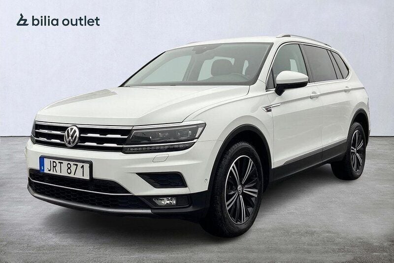 Vit Begagnad 2018 VW Tiguan Allspace GT SUV | 244 900 kr (Bra pris) - Bild 1/3