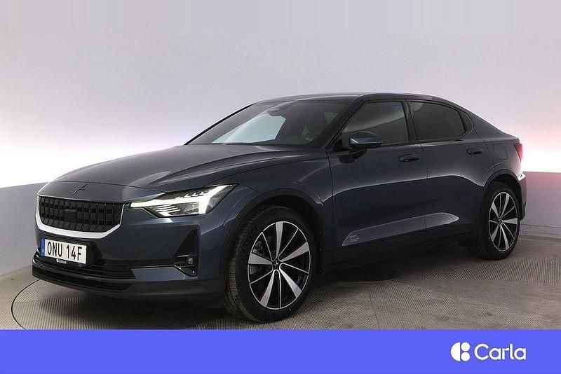 Mörkblå Begagnad 2021 Polestar 2 Pilot Sedan | 345 900 kr (Marknadspris) - Bild 1/4