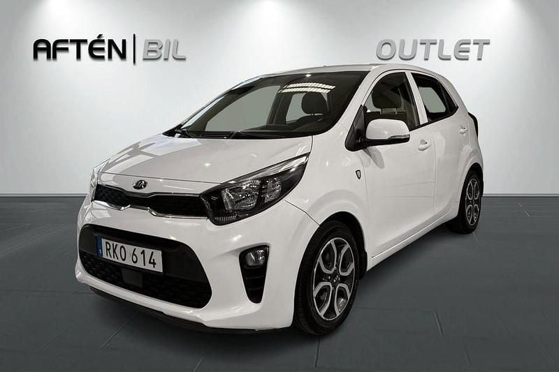 Vit Begagnad 2020 Kia Picanto Halvkombi | 79 900 kr (Bra pris) - Bild 1/3