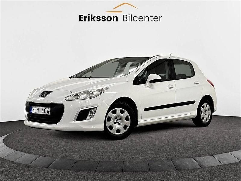 Vit Begagnad 2012 Peugeot 308 Halvkombi | 39 900 kr (Lite dyr) - Bild 1/4