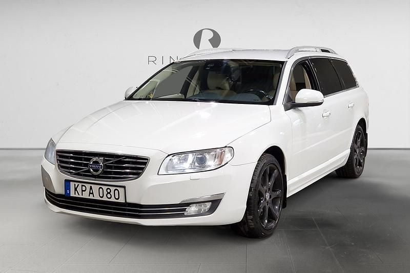 Vit Begagnad 2014 Volvo V70 Summum Kombi | 109 900 kr (Bra pris) - Bild 1/3