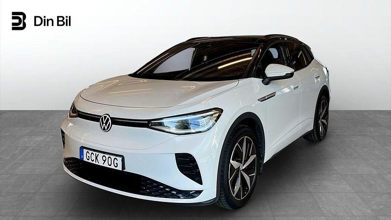 Vit Begagnad 2022 VW ID.4 GTX SUV | 339 900 kr (Bra pris) - Bild 1/4