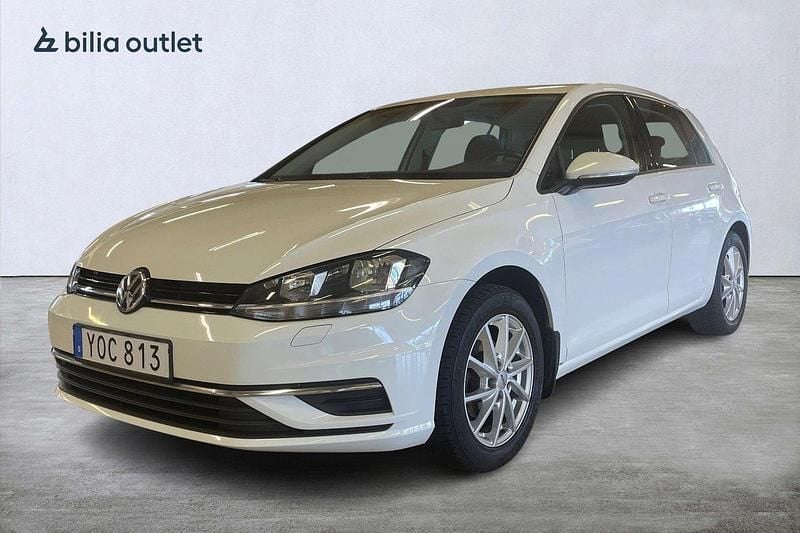 Vit Begagnad 2018 VW Golf VII Halvkombi | 124 900 kr (Marknadspris) - Bild 1/3