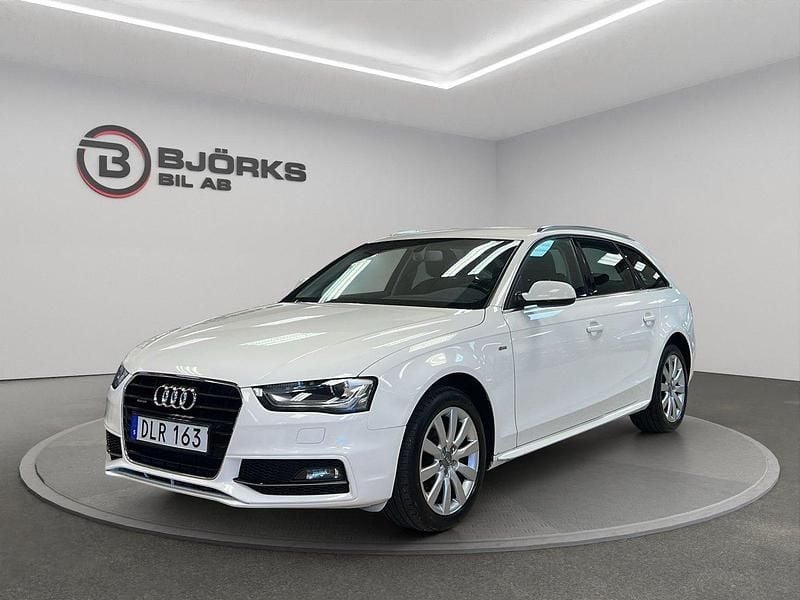 Vit Begagnad 2014 Audi A4 S-Line Kombi | 148 500 kr (Marknadspris) - Bild 1/4