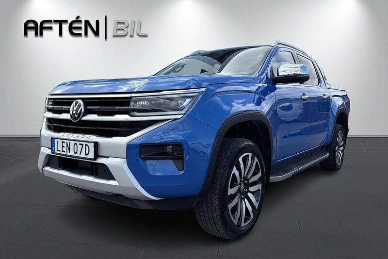 Blå Begagnad 2023 VW Amarok Aventura Pickup | 689 700 kr (Marknadspris) - Bild 1/3