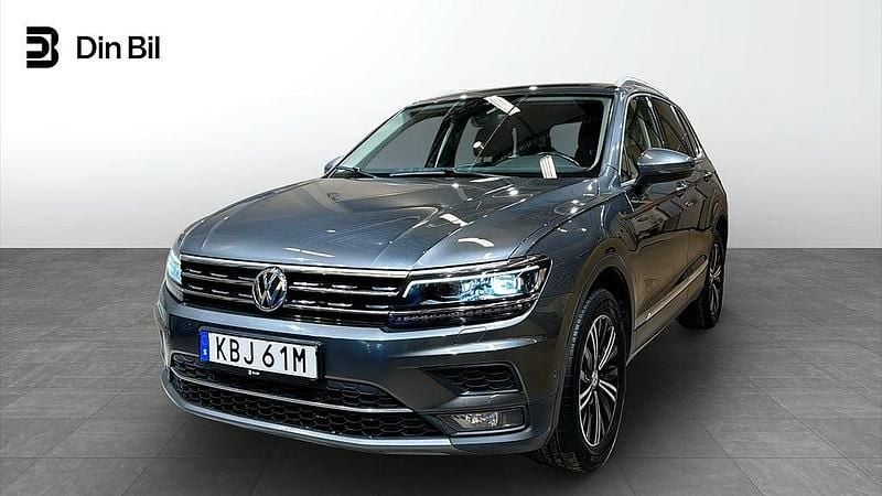 Indium grey metallic Begagnad 2020 VW Tiguan Executive SUV | 269 900 kr (Bra pris) - Bild 1/4