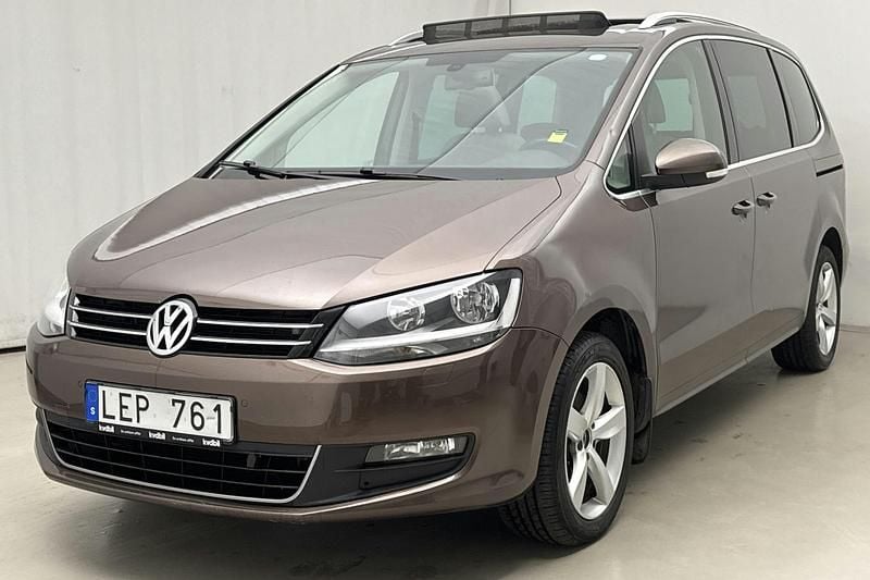 Brun Begagnad 2011 VW Sharan Minibuss | 95 000 kr (Bra pris) - Bild 1/4