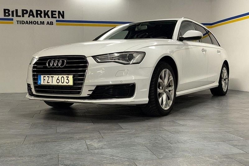 Vit Begagnad 2015 Audi A6 Ambition Kombi | 149 900 kr (Marknadspris) - Bild 1/4