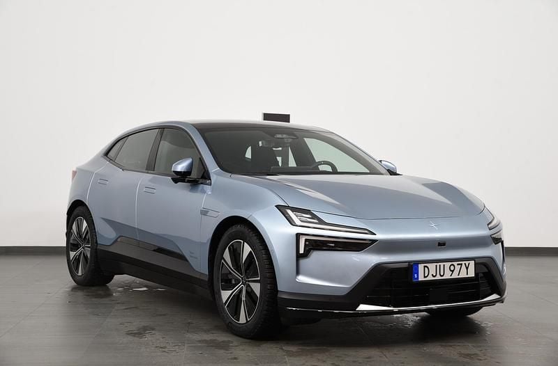 Ny Polestar 4 Long Range Single Motor 200 kW (272 HK) 2025 Blå SUV