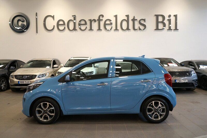Blå Begagnad 2021 Kia Picanto 2 Halvkombi | 139 900 kr (Marknadspris) - Bild 1/4