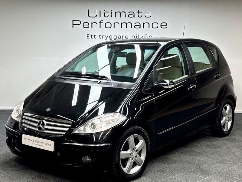 Svart Begagnad 2008 Mercedes A200 Halvkombi | 59 000 kr - Bild 1/4