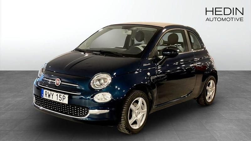 Blå Begagnad 2022 Fiat 500 Dolcevita Halvkombi | 139 900 kr (Marknadspris) - Bild 1/4