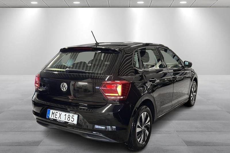 Begagnad VW Polo 95 HK (69 kW) 2018 Svart Halvkombi
